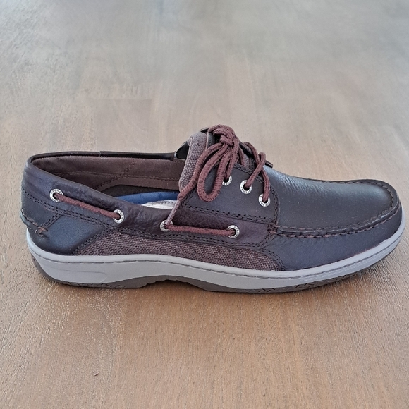 Sperry Billfish™ 3-Eye Boat Shoe - Color: Brown - Size: 11.5 - Picture 1 of 9